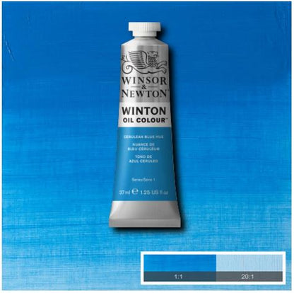 WINSOR&NEWTON Winton Feine Ölfarbe - CÖLINBLAU FARBTON  138 (37ml)