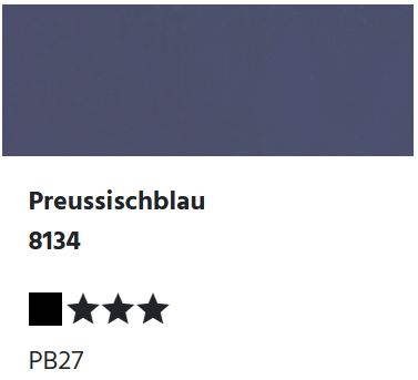 LUKAS Studio GOUACHE - Preussischblau 8134 (20ml)