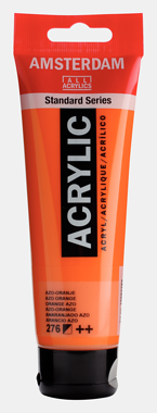 AMSTERDAM Acryl Standard - Azo-Orange  276 (120ml)
