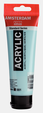 Estándar acrílico AMSTERDAM - Luz azul cielo 551 (120 ml)