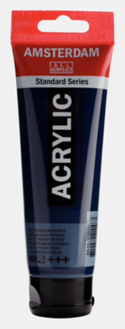 Estándar acrílico AMSTERDAM - Azul de Prusia (ftalo) 566 (120 ml)