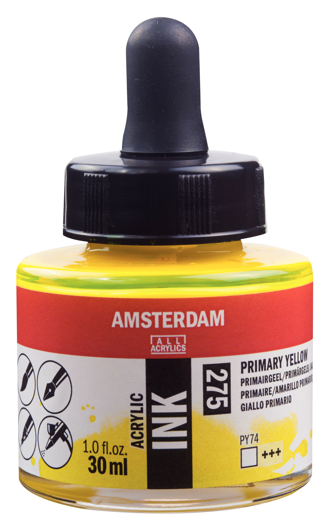 Royal Talens AMSTERDAM Acrylic Ink - Primärgelb  275 (30ml)