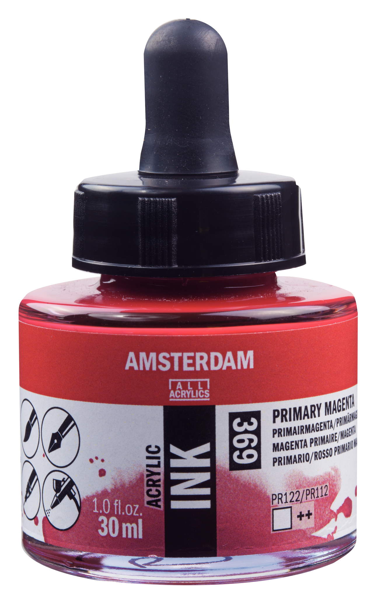 Royal Talens AMSTERDAM Acrylic Ink - Magenta Primär  369 (30ml)