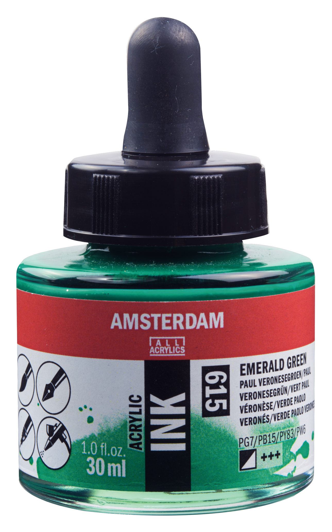 Royal Talens AMSTERDAM Acrylic Ink - Paul Veronesegrün  615 (30ml)