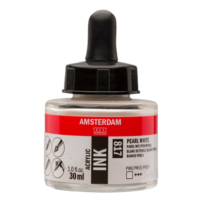 Royal Talens AMSTERDAM Acrylic Ink - Perlweiß  817 (30ml)