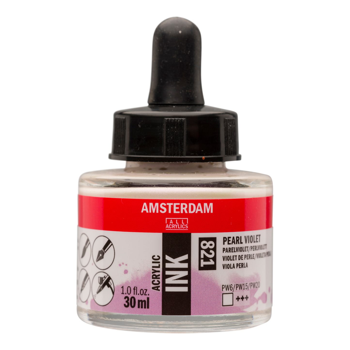 Royal Talens AMSTERDAM Acrylic Ink - Perlviolett  821 (30ml)