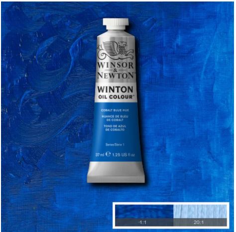 WINSOR&NEWTON Winton Feine Ölfarbe - KOBALT BLAU FARBTON  179 (37ml)