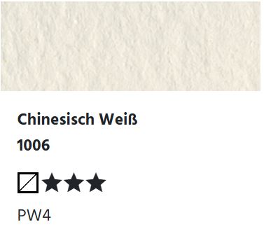 LUKAS Aquarell 1862 Feuchte Künstler-Aquarellfarbe - Chinesisch Weiß 1006 (1/2 N.)