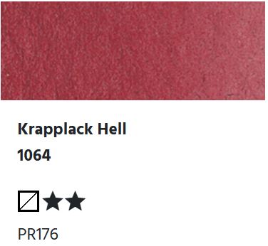 LUKAS Aquarell 1862 Feuchte Künstler-Aquarellfarbe - Krapplack Hell  1064 (1/2 N.)