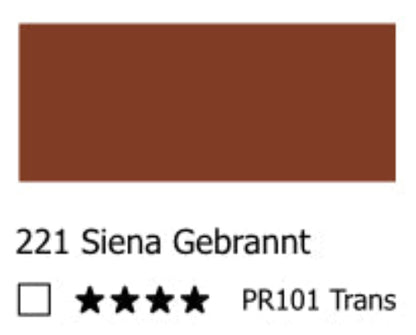 GEORGIAN Ölfarbe Siena Gebrannt - 221