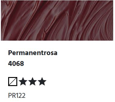 LUKAS Cryl PASTOS (HEAVY BODY) - Permanentrosa  4068 (37ml)
