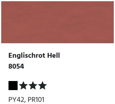 LUKAS Studio GOUACHE - Englischrot Hell 8054 (20ml)