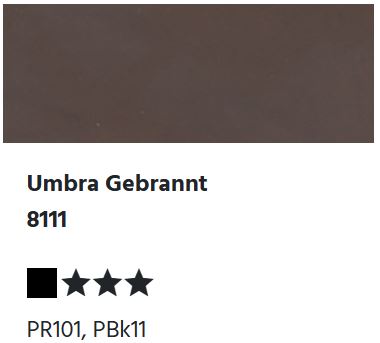 LUKAS Studio GOUACHE - Umbra Gebrannt 8111 (20ml)