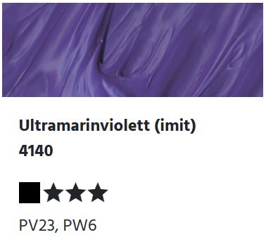 LUKAS Cryl PASTOS (CUERPO PESADO) - Violeta ultramar (imit) 4140 (37ml)