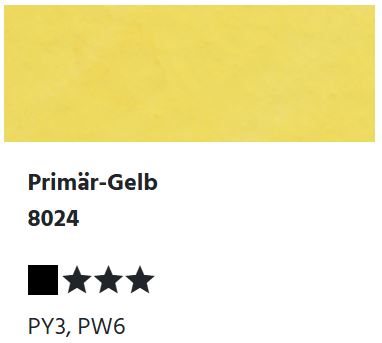 LUKAS Studio GOUACHE - Primär-Gelb 8024 (20ml)