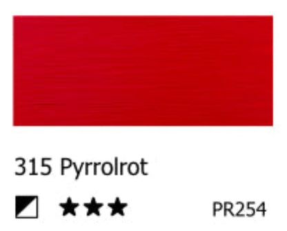 Estándar acrílico AMSTERDAM - Rojo pirrol 315 (120 ml)