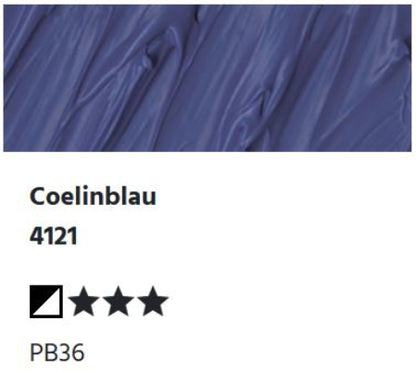 LUKAS Cryl PASTOS (HEAVY BODY) - Coelinblau  4121 (37ml)