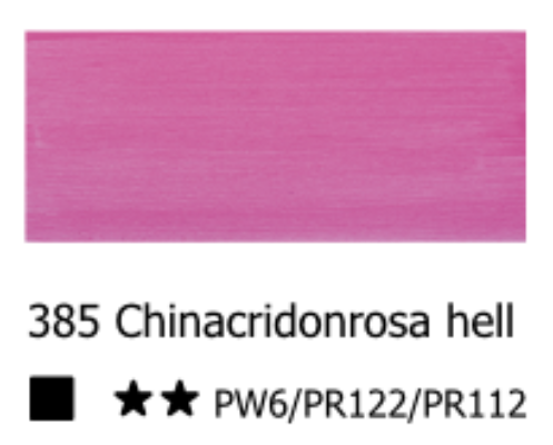 Amsterdam Acrylverf 30ml – Rosa Quinacridone Chiaro 385, Colore Acrilico Per Artisti