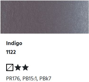 LUKAS Aquarell 1862 (24ml Tube) - Indigo  1122