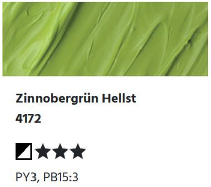 LUKAS Cryl PASTOS (HEAVY BODY) - Zinnobergrün Hellst  4172 (37ml)