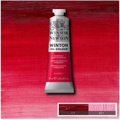 WINSOR&NEWTON Winton Feine Ölfarbe - PERMANTENT ALIZARINKARMESIN  468 (37ml)