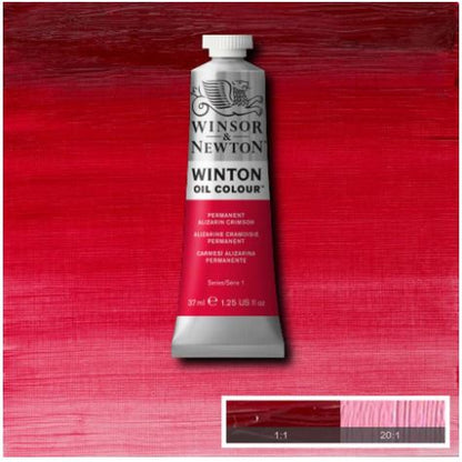 WINSOR&NEWTON Winton Feine Ölfarbe - PERMANTENT ALIZARINKARMESIN  468 (37ml)