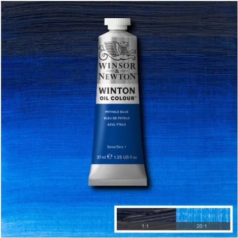 WINSOR&NEWTON Winton Feine Ölfarbe - PHTHALOBLAU  516 (37ml)
