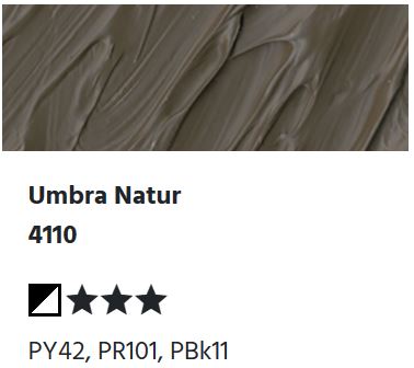 LUKAS Cryl PASTOS (HEAVY BODY) - Umbra Natur  4110 (37ml)