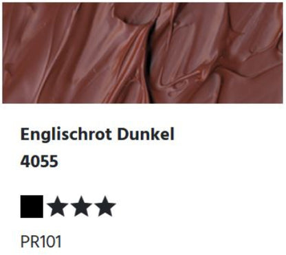 LUKAS Cryl PASTOS (HEAVY BODY) - Englischrot Dunkel  4055 (37ml)