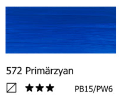 Estándar acrílico AMSTERDAM - Cian primario 572 (120 ml)