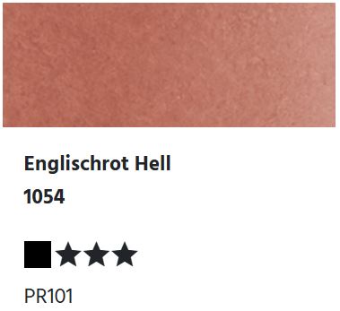 LUKAS Aquarell 1862 Feuchte Künstler-Aquarellfarbe - Englischrot Hell  1054 (1/2 N.)