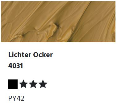 LUKAS Cryl PASTOS (HEAVY BODY) - Lichter Ocker  4031 (37ml)