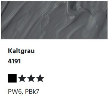 LUKAS Cryl PASTOS (HEAVY BODY) - Kaltgrau  4191 (37ml)
