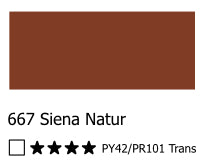 GEORGIAN Ölfarbe Siena Natur - 667