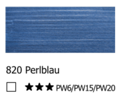 Royal Talens AMSTERDAM Acrylic Ink - Perlblau  820 (30ml)