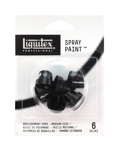 LIQUITEX Professional Spraydosen Ersatz-Sprühköpfe medium (6ST)
