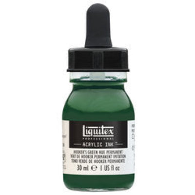 LIQUITEX Professional Acrylic Ink - Hooker's Grün Permanent  224 (30ml)