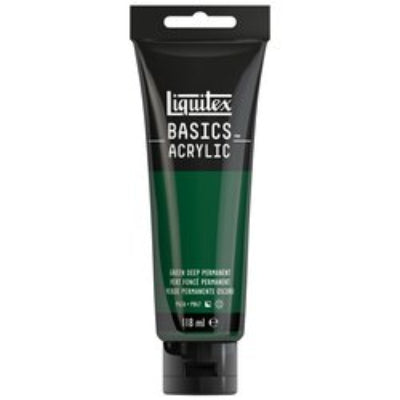 LIQUITEX Basics ACRYL - 350 Dunkelgrün Permanent (118ml)