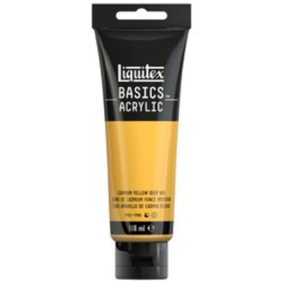 LIQUITEX Basics ACRÍLICO - 163 Amarillo Cadmio Oscuro (118ml)