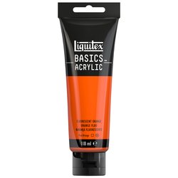 LIQUITEX Basics ACRYL - 982 Orange Fluoreszent (118ml)