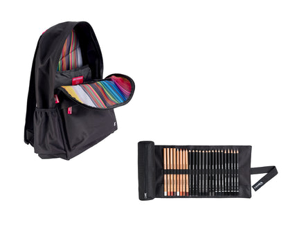 En Plein Air SCETCH - kreativ sein auch unterwegs (Rucksack & Zeichen-Set)