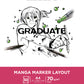 CANSON Graduate Manga Marker Layout Block (DIN A4, 50 BL, 70gr., extraweiß, geleimt)