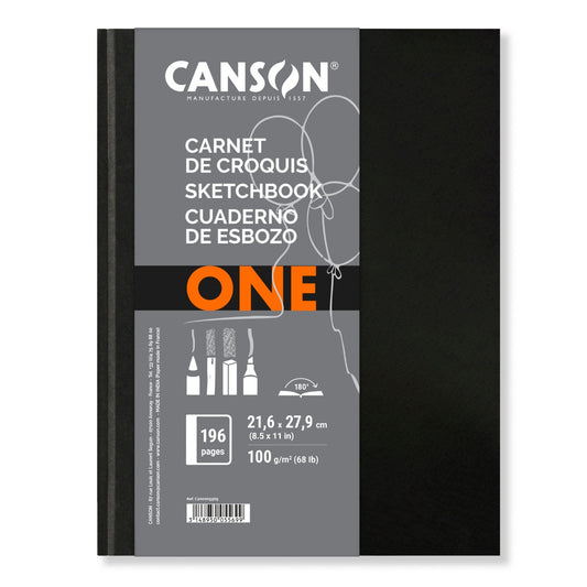 NEU: CANSON One Art Book (21,6×27,9cm|98BL|gebunden)