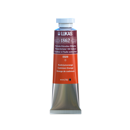 LUKAS 1862 Feinste Ölfarben - Kadmiumorange 0029 (37ml)