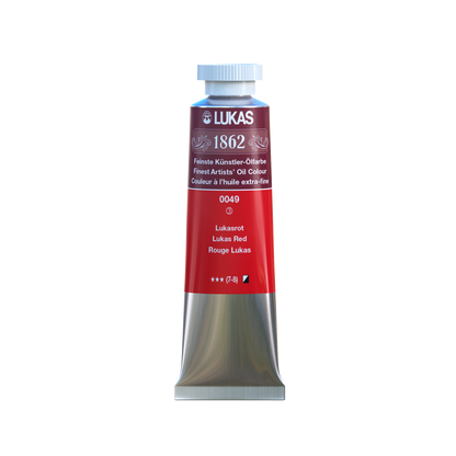 LUKAS 1862 Feinste Ölfarben - Lukasrot 0049 (37ml)