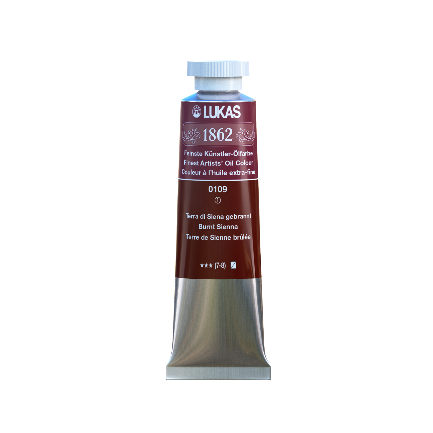 LUKAS Künstlerölfarben 1862 - Terra di Siena Gebrannt 0109  (37ml)