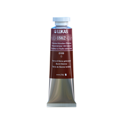 LUKAS 1862 Feinste Ölfarben - Terra di Siena Gebrannt 0109  (37ml)