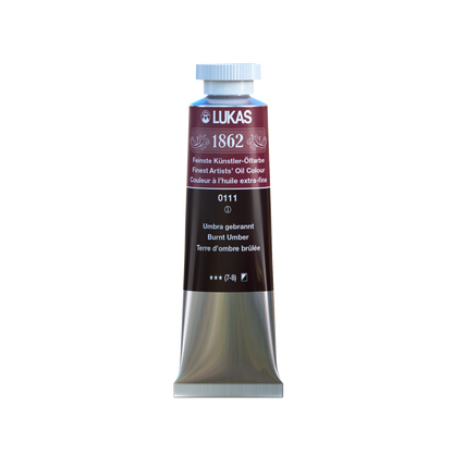 LUKAS 1862 Feinste Ölfarben - Umbra Gebrannt 0111  (37ml)