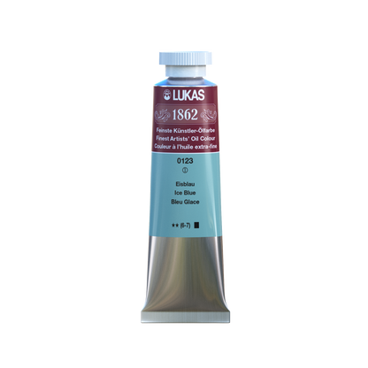 LUKAS 1862 Feinste Ölfarben - NEU Eisblau 0123 (37ml)