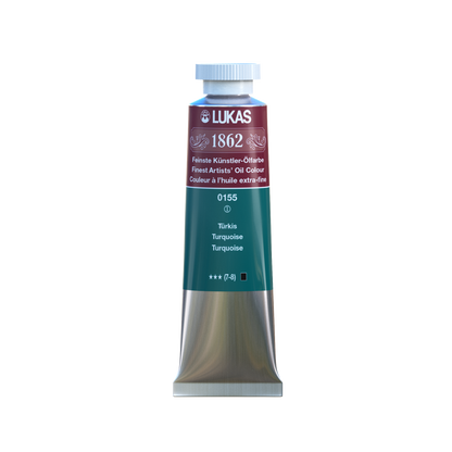 LUKAS 1862 Feinste Ölfarben - Türkis 0155 (37ml)